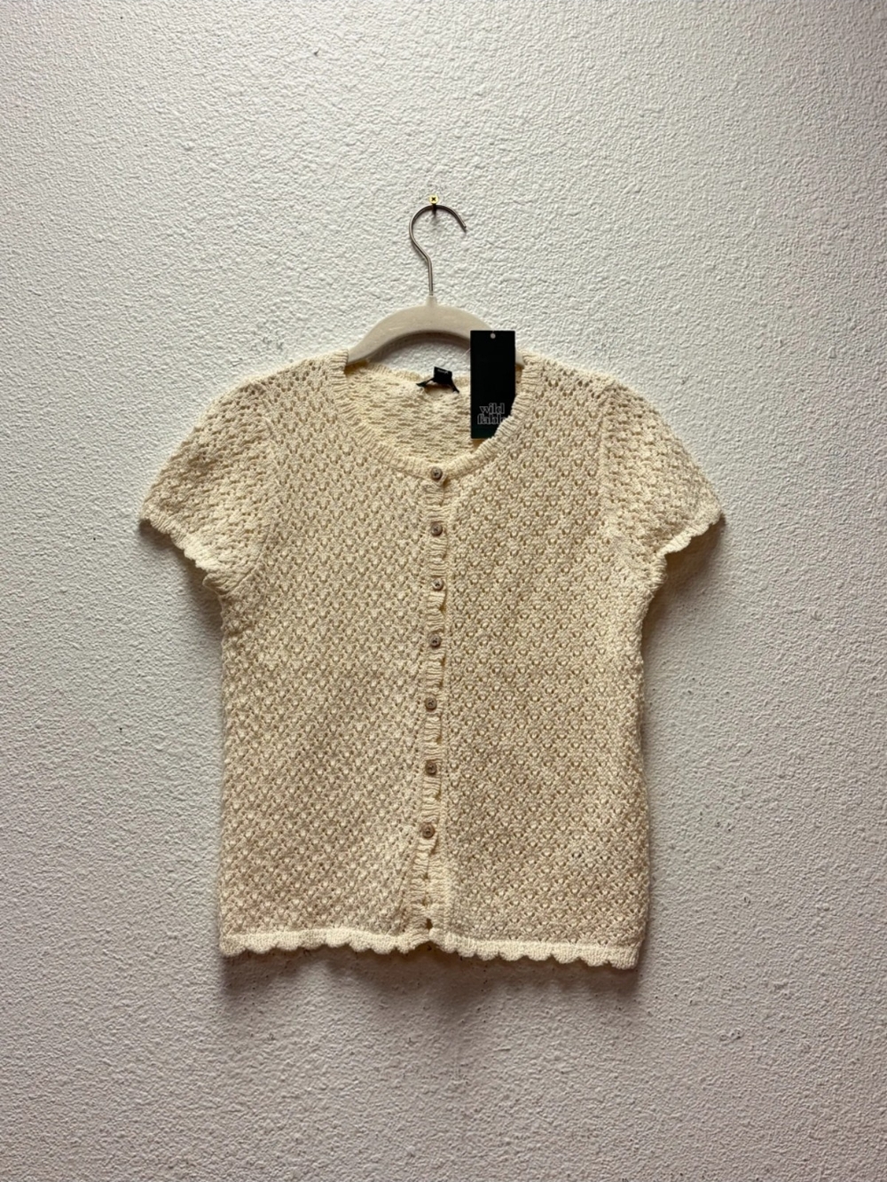 Womens Knit Button-Down Top Size XS #740